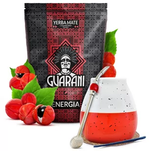 ZESTAW Mateisty Yerba Mate DUŻA TYKWA bombilla - Yerba Mate - miniaturka - grafika 1