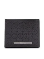 Portfele - Calvin Klein Duży Portfel Męski Modern Bar Bifold 6Cc W/Bill K50K511834 Czarny - miniaturka - grafika 1