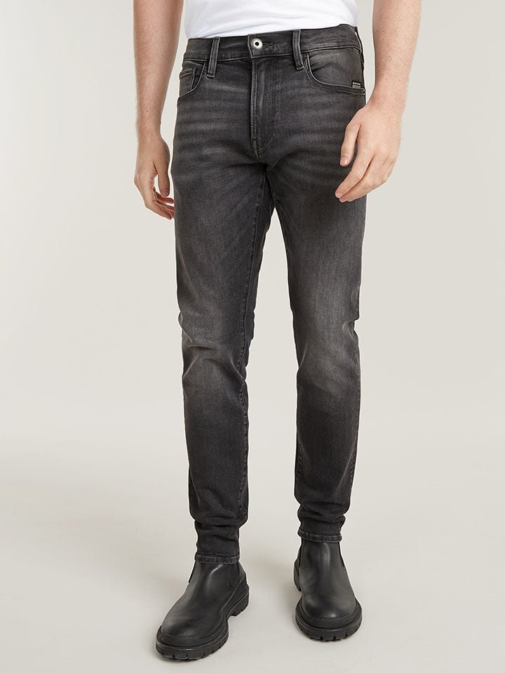 G-Star Dżinsy - Skinny fit - w kolorze antracytowym
