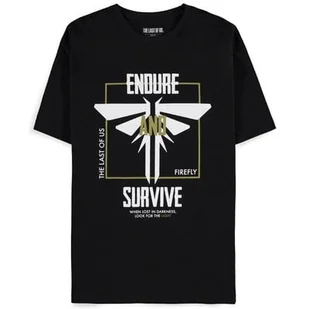Koszulka DIFUZED The Last Of Us - Endure and Survive ( 2XL) Czarny - Gadżety dla graczy - miniaturka - grafika 1