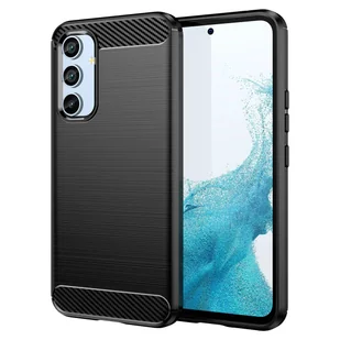 Carbon Case etui do Samsung Galaxy A54 5G elastyczny silikonowy karbonowy pokrowiec czarne - Etui i futerały do telefonów - miniaturka - grafika 2