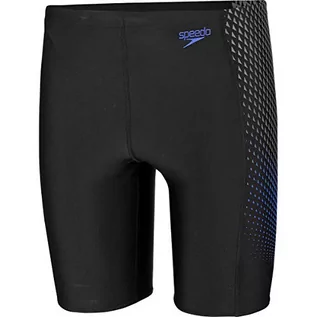 Spodnie męskie - Speedo Speedo Męskie spodnie pływackie Placement Panel Jammer V3 czarny Black/Beautiful Blue/Oxid Grey 5 68-09529A025 - grafika 1