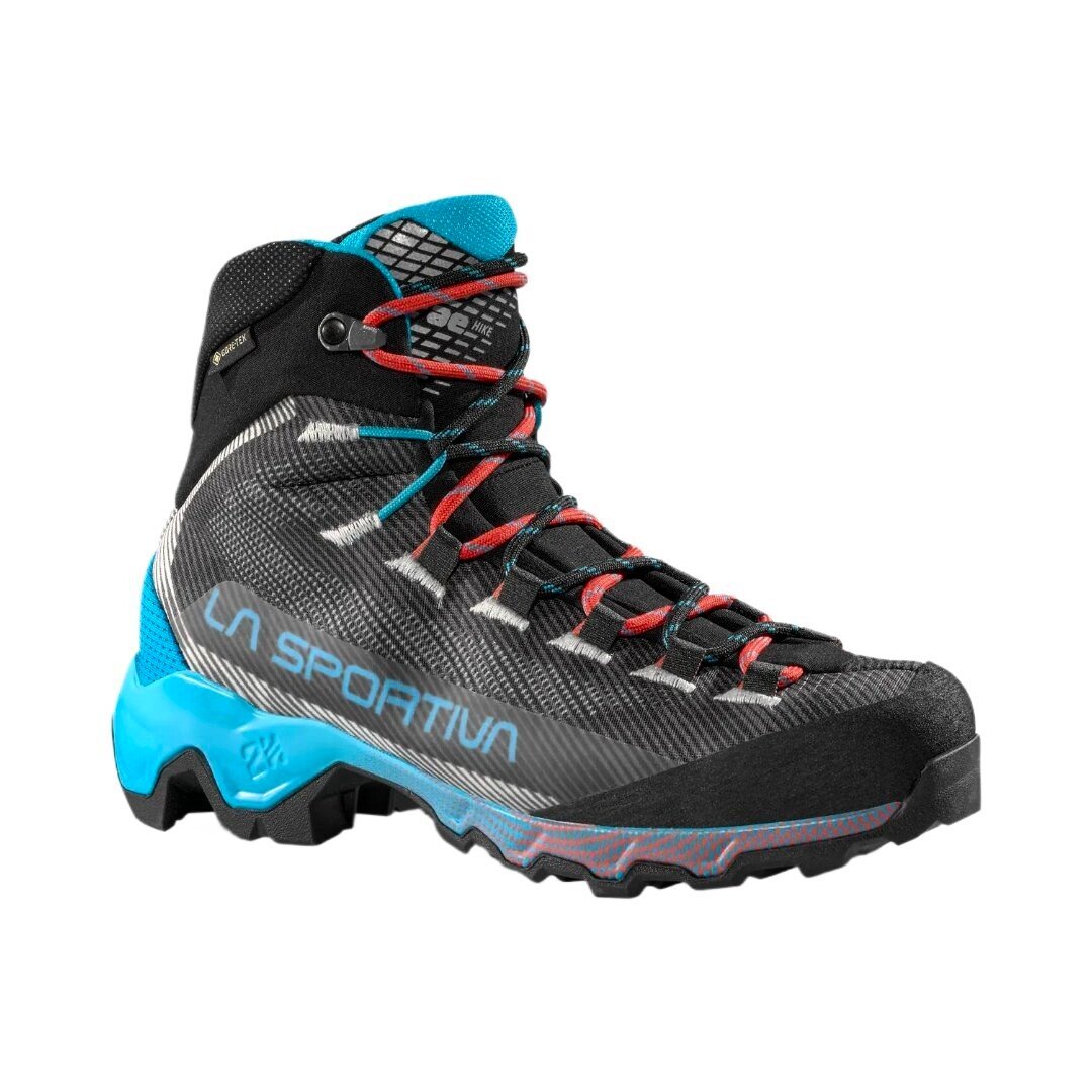 Damskie buty outdoorowe La Sportiva Aequilibrium Hike Woman GTX Carbon/Malibu Blue EUR 40