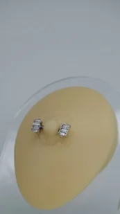 Sztanga z 3 Markizami o Białych Kryształach - Wyposażenie studia tatuażu - miniaturka - grafika 1