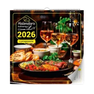 Kalendarz 2026 ścienny kulinarny - Kalendarze - miniaturka - grafika 1