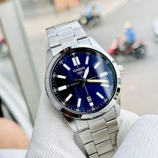 Zegarek ZEGAREK MĘSKI CASIO MTP-VD02D-2E (zd217a) + BOX - Zegarki męskie - miniaturka - grafika 3