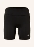 Spodenki damskie - Asics Szorty Do Biegania Core Sprinter schwarz - miniaturka - grafika 1