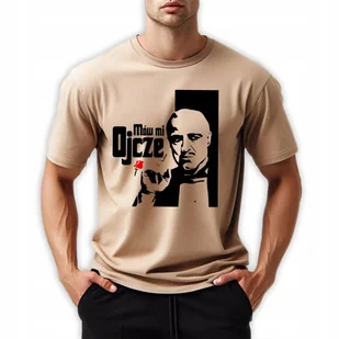 Piżama Męska Beżowy i Czarny MÓW MI OJCZE Dla Taty Rozmiar XL Top WZORY - Piżamy damskie - miniaturka - grafika 1