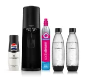 Akcesoria do armatury i ceramiki - Sodastream Terra + 2 butelki + syrop Pepsi Zero Cukru - miniaturka - grafika 1