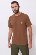 Koszulki męskie - Koszulka Carhartt Heavyweight K87 Pocket - miniaturka - grafika 1