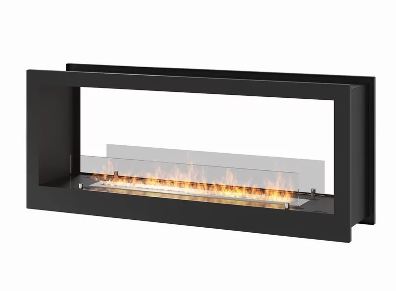 Infire Biokominek do zabudowy 2 side 1200 L lub R Black uniwersalny 97074-uniw