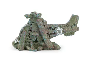 Ozdoba akwariowa Happet R049 helikopter wrak 6,5 cm - Dekoracje do akwarium - miniaturka - grafika 1