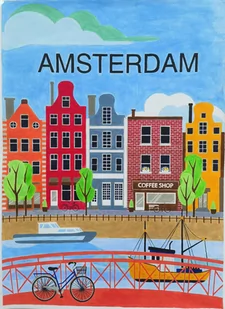 Creadu, Malowanie po numerach Amsterdam - Malowanie po numerach - miniaturka - grafika 1