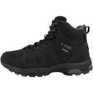 Buty trekkingowe męskie - Hi-Tec Męskie buty trekkingowe Raven Mid Wp, Czarny węgiel drzewny, 43 EU - miniaturka - grafika 1