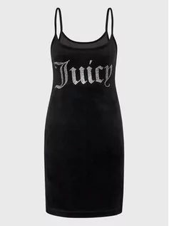 Sukienki - Juicy Couture Sukienka codzienna Rae JCWE222003 Czarny Slim Fit - grafika 1