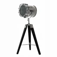 Zabawki zręcznościowe - Lampa podłogowa stojąca trójnóg tripod czarna 67cm - miniaturka - grafika 1