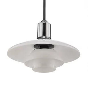 Louis Poulsen PH 2/1 szklana lampa wisząca, chrom - Lampy sufitowe - miniaturka - grafika 4