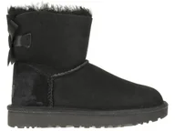 Botki damskie - UGG, Buty damskie, Mini Bailey Bow II, czarny, rozmiar 40 - miniaturka - grafika 1