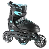 Rolki - Nils Extreme NA11201 CZARNE ROZM. M (35-38) ŁYŻWOROLKI EXTREME - miniaturka - grafika 1