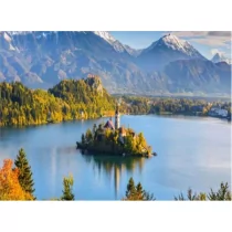 Norimpex Malowanie po numerach. Jezioro Bled z wysepką, Słowenia - Malowanie po numerach - miniaturka - grafika 1