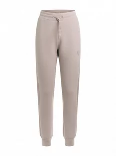 Damskie spodnie dresowe Guess Allie Scuba - beżowe - GUESS - Spodnie sportowe damskie - miniaturka - grafika 1