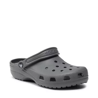 Klapki i japonki damskie - Crocs Klapki Classic 10001 Slate Grey - grafika 1