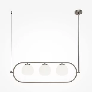 Metalowa lampa wisząca Erich MOD221PL-03N kule chrom - Lampy sufitowe - miniaturka - grafika 1
