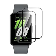 Akcesoria do smartwatchy - ZESTAW 2X Szkło Hybrydowe FULL GLUE 5D do Samsung GALAXY FIT 3 czarny - miniaturka - grafika 1