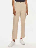 Spodnie damskie - Gant Chinosy 4150261 Beżowy Slim Fit - miniaturka - grafika 1