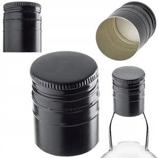 ZAKRĘTKI DO BUTELEK fi28 NAKRĘTKI NA BUTELKI ZAKRĘTKA 10 szt KAPSLE CZARNE - Domowy wyrób alkoholu ZAKRĘTKI DO BUTELEK fi28 NAKRĘTKI NA BUTELKI ZAKRĘTKA 10 szt KAPSLE CZARNE - Domowy wyrób alkoholu - miniaturka - grafika 1