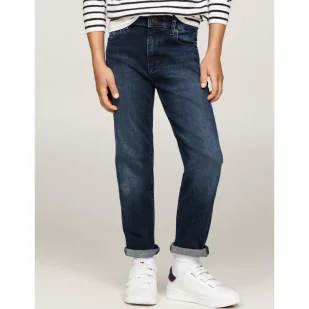 Tommy Hilfiger Jeansy skater | Straight fit - Spodnie i spodenki dla chłopców - miniaturka - grafika 1