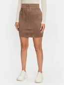 Spódnice - Guess Spódnica mini Tamara W2BD47 KAUJ2 Brązowy Slim Fit - miniaturka - grafika 1