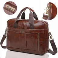 Torby na laptopy - Reverse Skórzana torba męska do LAPTOPA na ramię - miniaturka - grafika 1