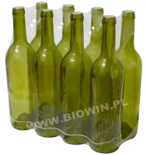 Browin Butelki szklane na wino - oliwkowe 8x0,75l, marki buw80,75oli - Domowy wyrób alkoholu - miniaturka - grafika 1