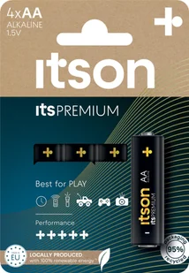 itson itsPREMIUM battery Alkaline LR6IPR/4CP - Baterie i akcesoria - miniaturka - grafika 1