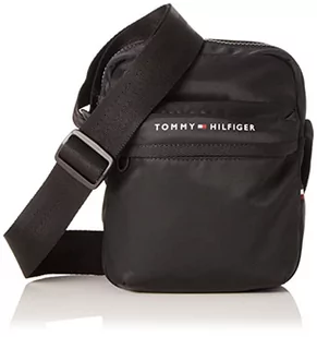 TOMMY HILFIGER Męski TH Skyline Mini Reporter, czarny, jeden rozmiar, Czarny - Torby męskie - miniaturka - grafika 1