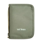 Portfele - Tatonka Travel Zip M RFID B – portfel podróżniczy/etui na paszport z atestem TÜV blokerem RFID – zapewnia miejsce na paszport, karty kredytowe, dokumenty podróży itp. – 17 x 12 x 3 cm, oliwkowy, 17 - miniaturka - grafika 1
