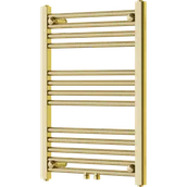 Grzejniki łazienkowe - Mexen Mars grzejnik łazienkowy 700 x 500 mm, 224 W, złoty - W110-0700-500-00-50 - miniaturka - grafika 1