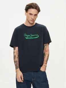 Pepe Jeans T-Shirt Claude PM509390 Granatowy Regular Fit - Koszulki męskie - miniaturka - grafika 1