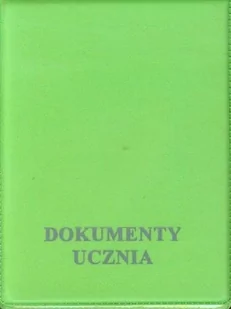 Biurfol Okładka na dokumenty ucznia pionowa zielona - Szkolne artykuły papiernicze - miniaturka - grafika 1