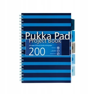 KOŁOZESZYT A4 PUKKA PAD 200K PRZEKŁADKI NAVY - Zeszyty szkolne - miniaturka - grafika 1