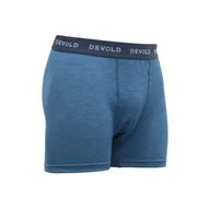 Bielizna sportowa męska - DEVOLD Breeze Merino 150 Boxer Man blue melange M - miniaturka - grafika 1
