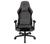 Fotele gamingowe - Fury Shinai S8 Gamingowy do 130kg Tkanina Szary - miniaturka - grafika 1