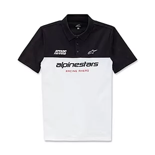 Alpinestars Męska koszulka polo Paddock biały/czarny XL - Koszulki męskie - miniaturka - grafika 1
