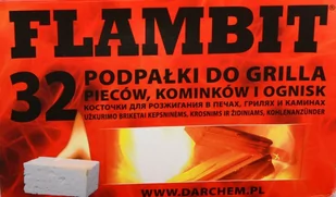 Flambit Podpałka w kostce do grilla, pieców i kominków (32 sztuki) - Rozpałki - miniaturka - grafika 1