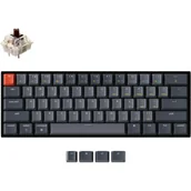 Klawiatury - KEYCHRON K12-G3 Wireless Gateron G Pro Brown Czarny  - miniaturka - grafika 1