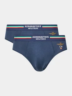 Aeronautica Militare Komplet 2 par slipów AM1USL001 Granatowy - Majtki męskie - miniaturka - grafika 1