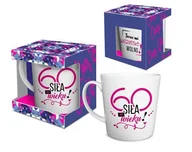 Kubki - BGTech CRAZY GIRL kubek NBC matowy 480 ml 60 LAT uniwersalny 94545-uniw - miniaturka - grafika 1