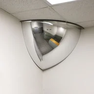 Wyposażenie miejsc publicznych - Lustro półkuliste dozorowe 1/8 kuli, średnica 1150 mm - miniaturka - grafika 1