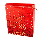 Opakowania i torebki na prezenty - Serduszka Torba Prezentowa 26X32cm Różne Kolory - miniaturka - grafika 1